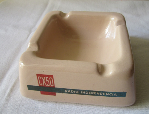 Antiguo Adorno Publicidad Radio Independencia Cx50 Uruguay