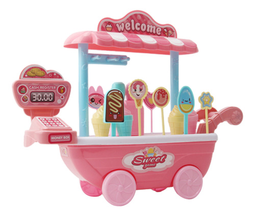 Camión De Helados De Simulación F Toy Girls Little Trolley C