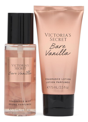 Kit Set Mist Y Lotion Bare Vanilla Victorias Secret + Crema