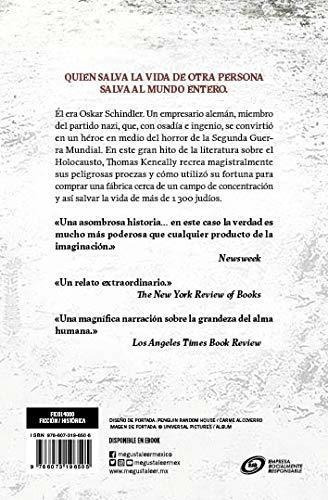 La Lista De Schindler / Schindlers List - Keneally,, De Keneally, Thomas. Editorial B De Bolsillo En Español