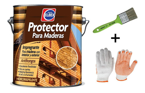 Protector De Madera Elbex 3.6 L Exterion Interior Color