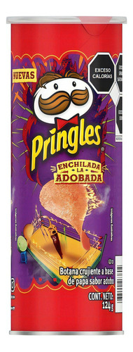 Pringles Papas Sabor Enchilada La Adobada 124 Gr Botana