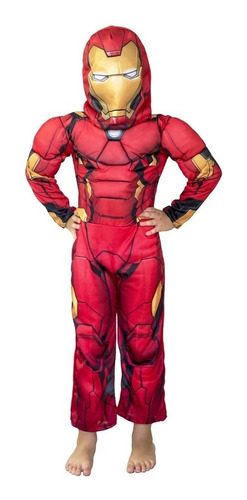 Disfraz Iron Man C/musculo Original New Toys T.1