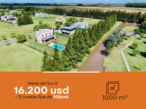 Terreno En Venta - 1000mts2 - Haras Del Sur Ii [financiado]