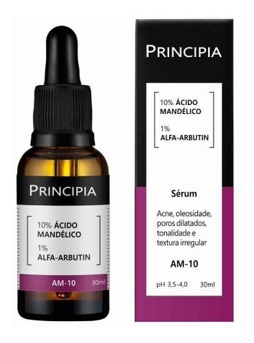 Sérum Am-10 Principia 10% Ácido Mandélico + 1% Alfa-arbutin 