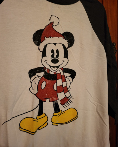 Franela Mickey Mouse Original Disney Manga Larga Talla L