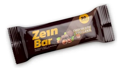 Box De 12 Barras De Proteina Chocolate Avellana 100gr - Zein