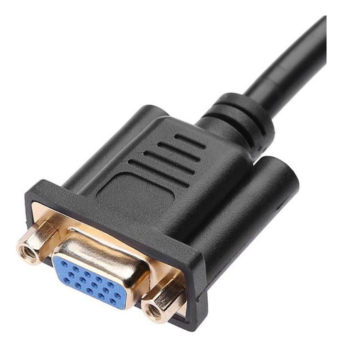5) A Vga Cable De 15 Pines Adaptador De De Video