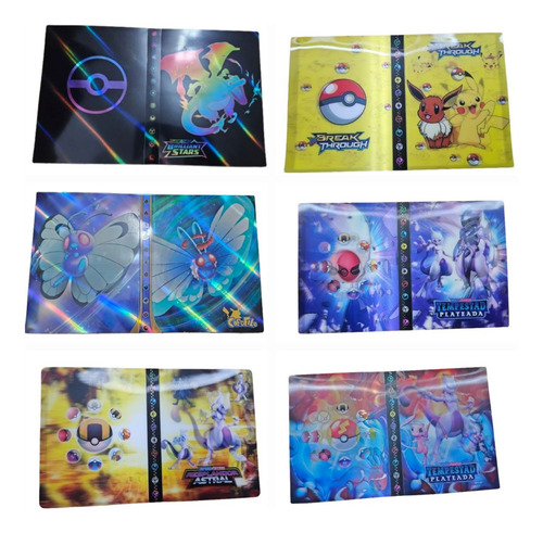 Carpeta Album Coleccionador Pokémon Holográfico Para 240 Car