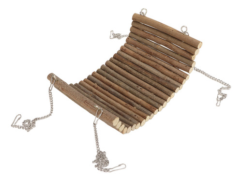 Corrente Suspensa Hamster Swing De 150* 130 Cm De Madeira Na