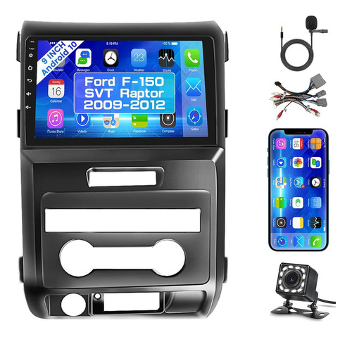 Estéreo De Coche Ford F-150 F150 Svt Raptor Android 10 2009-