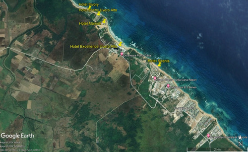 Vendo Terreno De 3,850,000 Metros Con Frente De Playa En Playa Uvero Alto, Punta Cana, República Dominicana