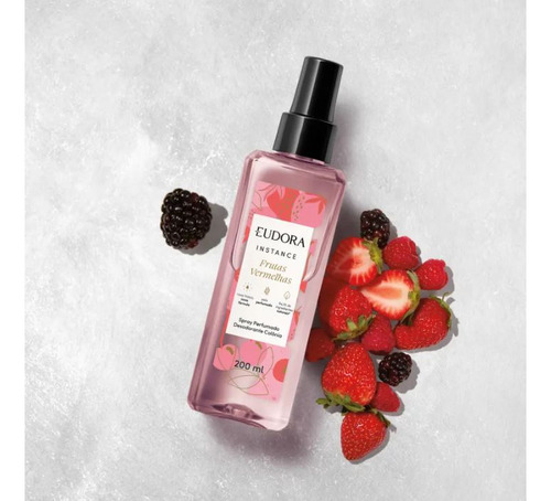 Eudora Instance Colonia Body Splash Frutas Vermelhas 200ml