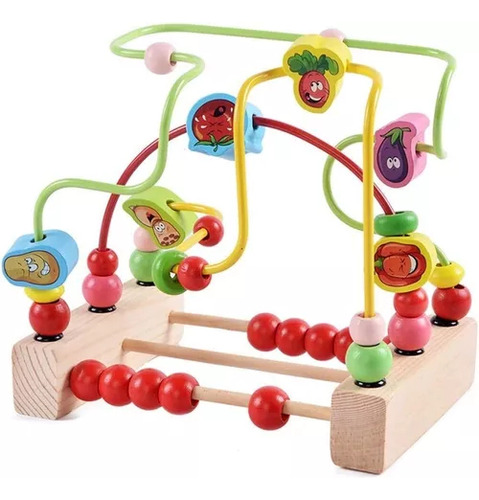Laberinto Didáctico Pulsómetro Juego De Destreza De Madera