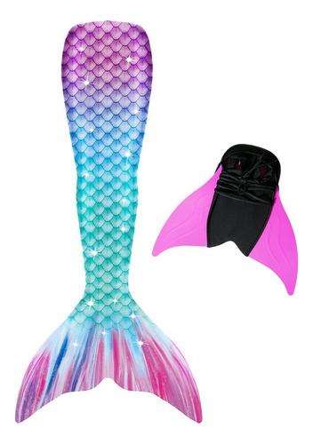 La Cola De Sirena Nadadora Para Niñas Puede Añadir Una Aleta