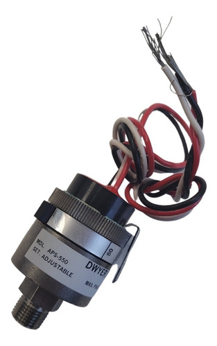 Interruptor De Presión Ajustable Dwyer Aps-550-5a A 250 Vca