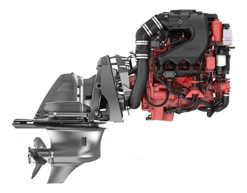 Motor Volvo Penta 4.3 V6 200hp + Rabeta Sx P/ Barco Lancha