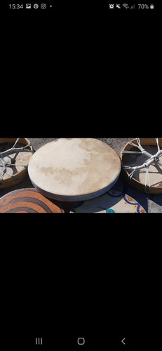 Ajna Drums Bombo Chamánico Color Natural Marrón Claro