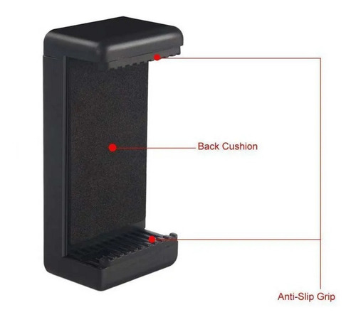 Suporte De Celular Adaptador Para Tripe Com Rosca 1/4 C/ Nfe