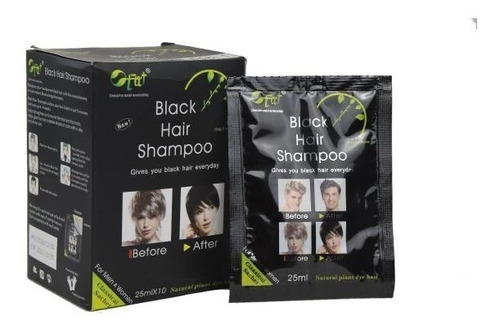  Shampoo Canas Color Negro Caja 10unid