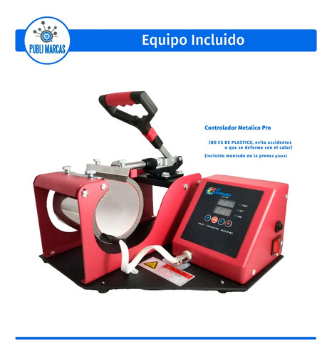Combo 5 En 1 Plancha Tazas Sublimación 36tazas S/7