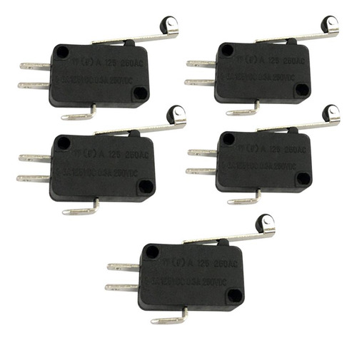2x 5 Uds Interruptor De Palanca De Micro Rodillo Interruptor
