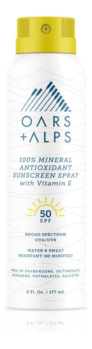 Oars + Alps Mineral Spf 50 Protector Solar, Impregnado Con V