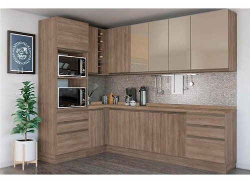 Cozinha Modulada Kappesberg Maxxi 13 Peças (4aéreos+4balcões