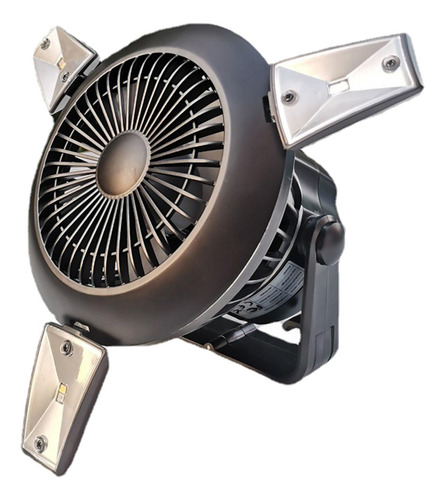 Ventilador De Acampamento 2 Em 1 Com Luzes Led Ventilador