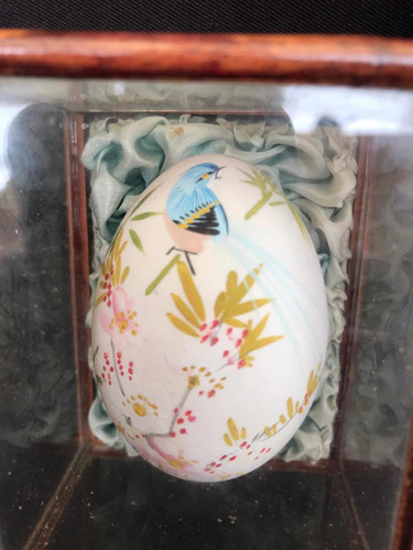 Huevos Decorativos Pintados A Mano Antiguos
