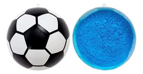 Gender Reveal Balon Fútbol Revelación Género Polvo Holi