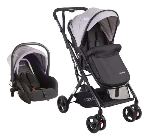 Coche De Bebe Bebesit Vox Moises  Con Babysilla Y Cubrepies 