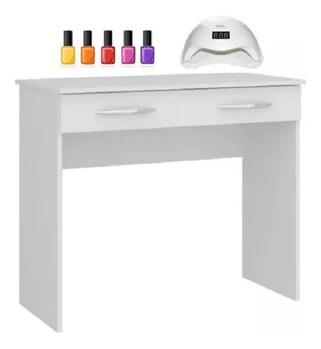 Mesa De Manicuria Mdp /mdf Con Cajón 0,90 X 0,77 Calidad