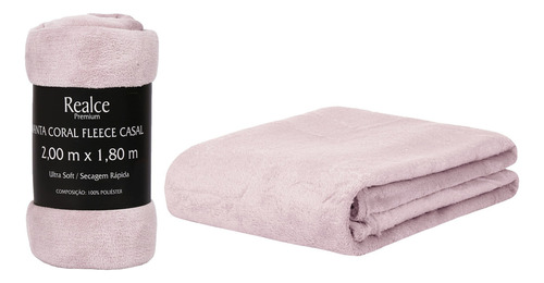 Kit 10 Cobertor Coberta Manta Casal Microfibra Para Atacado Cor Rosa