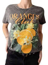 Comprar Remera Rock Mujer Oranges De Algodon Nevada Lupe Store