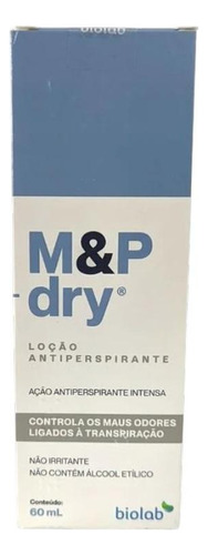 Kit M&p Dry Loção Antiperspirante 6 Caixas 60ml Cada