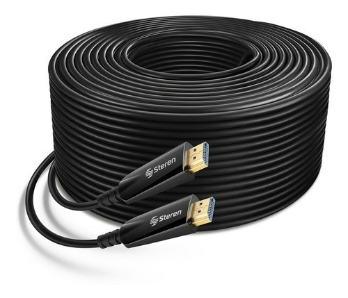 Cable Hdmi Ultra Hd 4k 3d Hdr Fibra Óptica, 50 Metros Steren