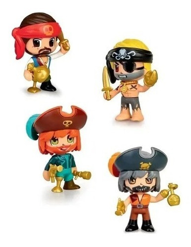 Pinypon Action Figura Muñecos Piratas Y Accesorios Playking