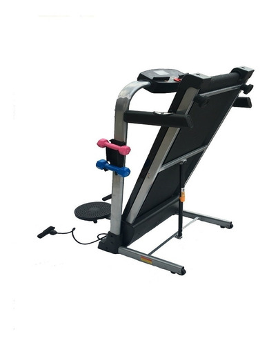 Imagen 2 de 3 de Caminadora eléctrica Gym Factory Fitness Combo negra y gris