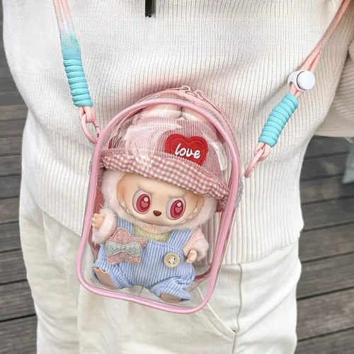 Estuche Protector Transparente Para Labubu - The Monsters