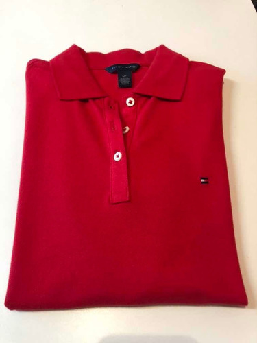 Chomba Tommy Hilfiger Mujer Nueva Original Roja Talle S