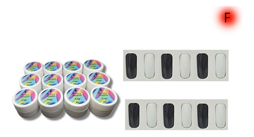 Gel Painting Para Uñas Gama De 12 + 12 Pzs Mussa Manicure.