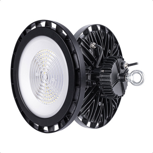 Luminario Led Highbay Icon 100w 5700k 100-277v Ip65 Color Negro