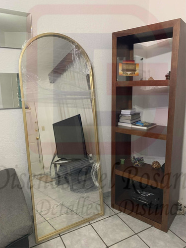 Espejo Arco Hierro Cuerpo Entero Con Luz Led - Únicos !! (Usado)