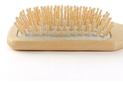 Cepillo Cabello Peine Madera Peinar Cabello
