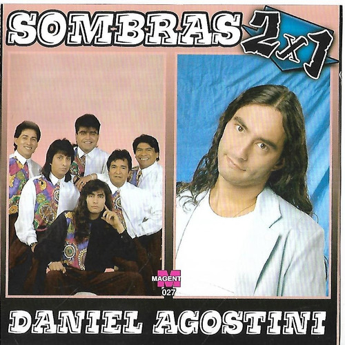 Grupo Sombras Y Daniel Agostini Album 2 X 1 Sello Magenta Cd