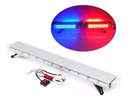 Baliza Led Barra Auto Rojo-azul Emergencia 1.20mt