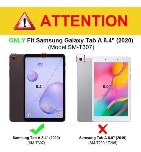 Samsung Galaxy Tab A Dteck Slim Folio Stand Premium Pu Case