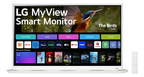 Monitor LG 32 Myview Smart Monitor 4K UHD IPS Hdr10 5ms IPS Color Blanco