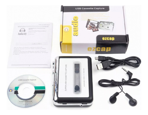 Reproductor Y Convertidor De Casetes A Mp3 Usb Estéreo